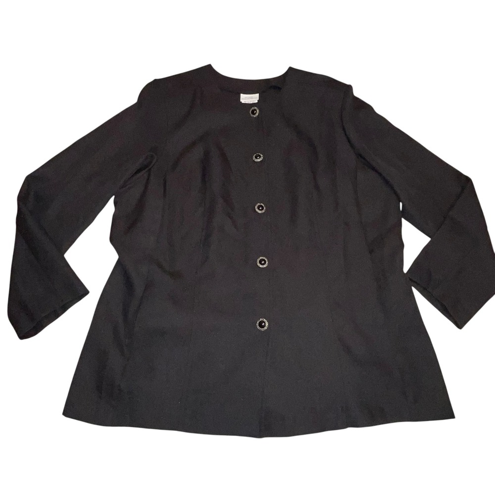 Blair Boutique Black Embellished Buttons Romantic Gothic Whimsigoth Size Large
